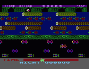 Frogger-Atari 8-bit