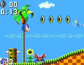 Game Gear-Sonic The Hedgehog